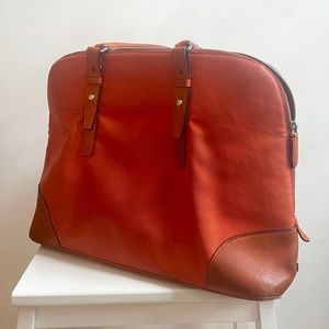 Tumi Orange Bowler Bag - image 1